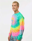 Colortone Unisex Tie-Dyed Long Sleeve T-Shirt 2000