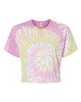 Colortone Women's Tie-Dyed Crop T-Shirt 1050