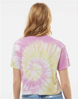 Colortone Women's Tie-Dyed Crop T-Shirt 1050
