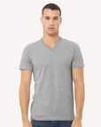 BELLA + CANVAS Unisex Heather CVC V-Neck Tee 3005CVC