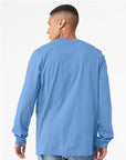 BELLA + CANVAS Heather CVC Long Sleeve Tee 3501CVC