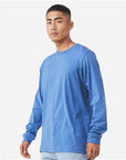 BELLA + CANVAS Heather CVC Long Sleeve Tee 3501CVC