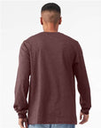 BELLA + CANVAS Heather CVC Long Sleeve Tee 3501CVC