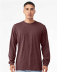 BELLA + CANVAS Heather CVC Long Sleeve Tee 3501CVC