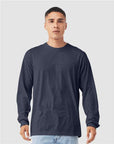 BELLA + CANVAS Heather CVC Long Sleeve Tee 3501CVC