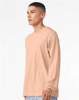 BELLA + CANVAS Heather CVC Long Sleeve Tee 3501CVC