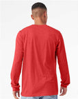 BELLA + CANVAS Heather CVC Long Sleeve Tee 3501CVC