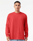 BELLA + CANVAS Heather CVC Long Sleeve Tee 3501CVC