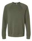 BELLA + CANVAS Unisex Sponge Fleece Raglan Crewneck Sweatshirt 3901