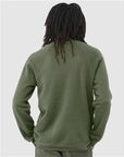BELLA + CANVAS Unisex Sponge Fleece Raglan Crewneck Sweatshirt 3901