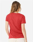 BELLA + CANVAS Women's Relaxed Heather CVC V-Neck Tee 6405CVC