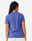 BELLA + CANVAS Women's Relaxed Heather CVC V-Neck Tee 6405CVC