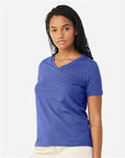 BELLA + CANVAS Women's Relaxed Heather CVC V-Neck Tee 6405CVC
