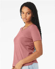 BELLA + CANVAS Women's Relaxed Triblend V-Neck Tee 6415