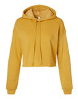 BELLA + CANVAS Women's Crop Fleece Hoodie Sweatshirt 7502