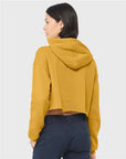 BELLA + CANVAS Women's Crop Fleece Hoodie Sweatshirt 7502