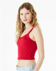 BELLA + CANVAS Women's Micro Rib Spaghetti Strap Tank 1012