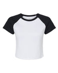 BELLA + CANVAS Women's Micro Rib Raglan Baby Tee 1201