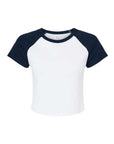 BELLA + CANVAS Women's Micro Rib Raglan Baby Tee 1201