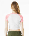 BELLA + CANVAS Women's Micro Rib Raglan Baby Tee 1201