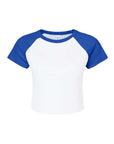 BELLA + CANVAS Women's Micro Rib Raglan Baby Tee 1201