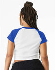 BELLA + CANVAS Women's Micro Rib Raglan Baby Tee 1201