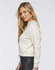 LAT Women's Relaxed Boxy Crewneck Sweatshirt 3528