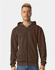 American Apparel Unisex ReFlex Fleece Full-Zip Hoodie Sweatshirt RF497