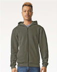 American Apparel Unisex ReFlex Fleece Full-Zip Hoodie Sweatshirt RF497