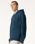 American Apparel Unisex ReFlex Fleece Full-Zip Hoodie Sweatshirt RF497
