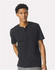 American Apparel Unisex CVC Henley Tee 2004CVC