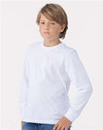 Next Level Youth Cotton Long Sleeve T-Shirt 3311