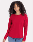 Next Level Women's Cotton Relaxed Long Sleeve T-Shirt 3911