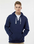 J. America Men's Sport Lace Hooded Sweatshirt 8830