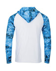 Paragon Men's Biloxi Performance Colorblocked Hooded Long Sleeve T-Shirt 241