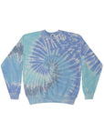 Colortone Unisex Tie-Dyed Fleece Crewneck Sweatshirt 8100