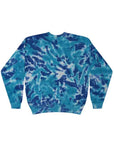 Colortone Unisex Tie-Dyed Fleece Crewneck Sweatshirt 8100