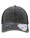 Infinity Her Women's Printed Bill with Mesh Back Cap JANET