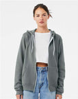 BELLA + CANVAS Unisex Sponge Fleece Full-Zip Hoodie Sweatshirt 3739