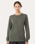 BELLA + CANVAS Heather CVC Long Sleeve Tee 3501CVC