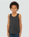 BELLA + CANVAS Youth Heather CVC Tank 3480YCVC