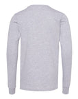 BELLA + CANVAS Youth Heather CVC Long Sleeve Tee 3501YCVC