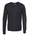 BELLA + CANVAS Youth Heather CVC Long Sleeve Tee 3501YCVC