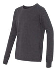 BELLA + CANVAS Youth Heather CVC Long Sleeve Tee 3501YCVC
