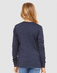 BELLA + CANVAS Youth Heather CVC Long Sleeve Tee 3501YCVC
