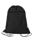 Q-Tees Polyester Drawstring Backpack Q135200