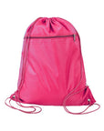 Q-Tees Polyester Drawstring Backpack Q135200