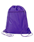 Q-Tees Polyester Drawstring Backpack Q135200