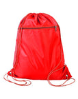 Q-Tees Polyester Drawstring Backpack Q135200