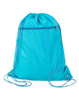 Q-Tees Polyester Drawstring Backpack Q135200